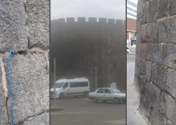 Amed’de surlara asılan poster indirildi