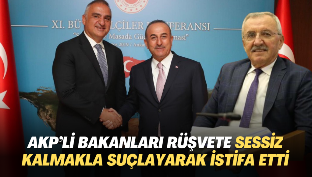 AKP’li bakanları rüşvete sessiz kalmakla suçlayan belediye başkanı AKP’den istifa etti