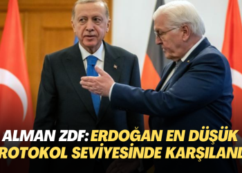 Alman ZDF: Erdoğan en düşük protokol seviyesinde karşılandı