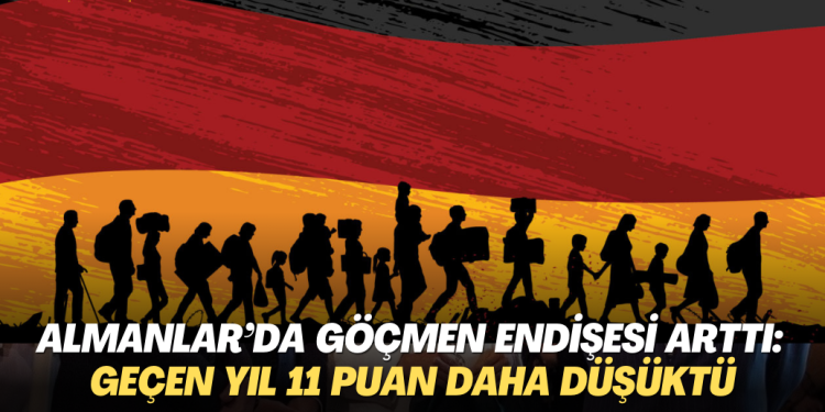 Almanlar’da göçmen endişesi arttı: Geçen yıl 11 puan daha düşüktü