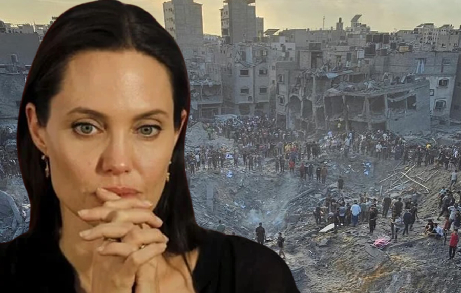 Angelina Jolie’den Gazze’deki sivil katliamına tepki: ‘İsrail kaçacak yeri olmayan Filistinlileri kasıtlı bombalıyor’