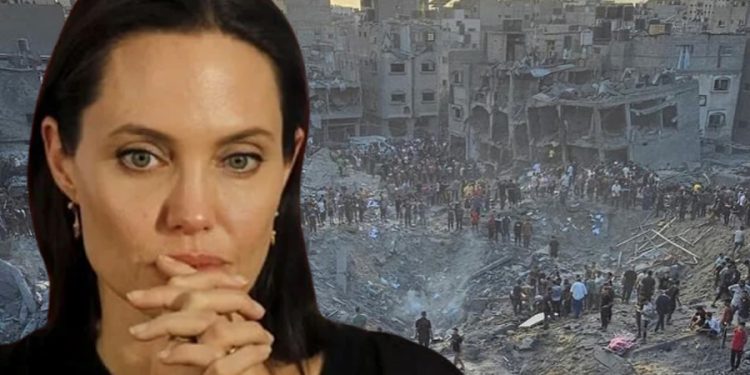 Angelina Jolie’den Gazze’deki sivil katliamına tepki: ‘İsrail kaçacak yeri olmayan Filistinlileri kasıtlı bombalıyor’