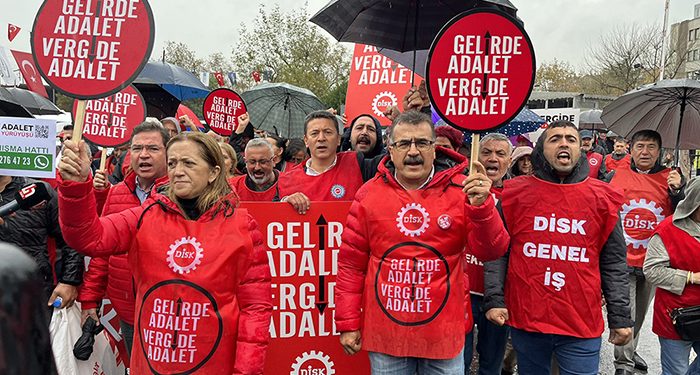 DİSK, ‘Gelirde Adalet, Vergide Adalet’ yürüyüşü İstanbul’dan başladı; hedef Ankara