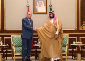 Erdoğan, Suudi Arabistan Veliaht Prensi Selman ile bir araya geldi