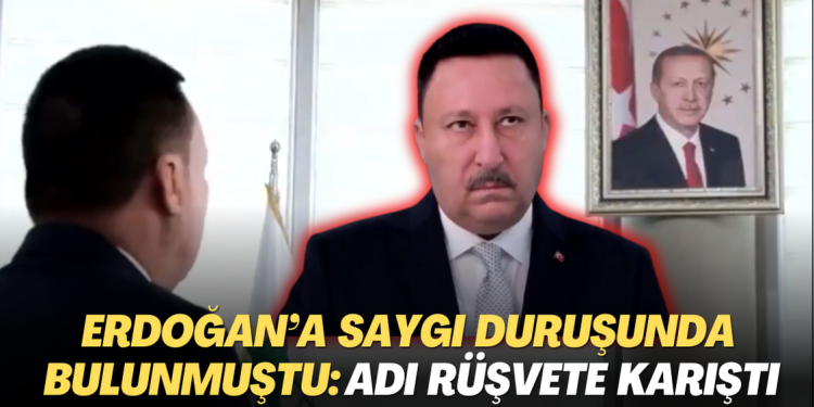 Erdoğan’ın portresine saygı duruşunda bulunmuştu: Adı rüşvet soruşturmasına karıştı