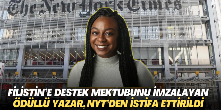 Filistin’e destek mektubunu imzalayan ödüllü yazar, NYT’den istifa ettirildi
