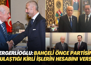 Gergerlioğlu: Bahçeli önce partisinin bulaştığı kirli işlerin hesabını versin