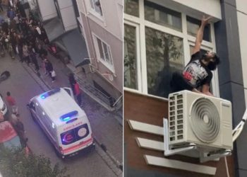 Göçmenler rehin tutuldukları binadan atladı: 1 ölü