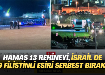 Hamas 13 rehineyi, İsrail de 39 Filistinli esiri serbest bıraktı