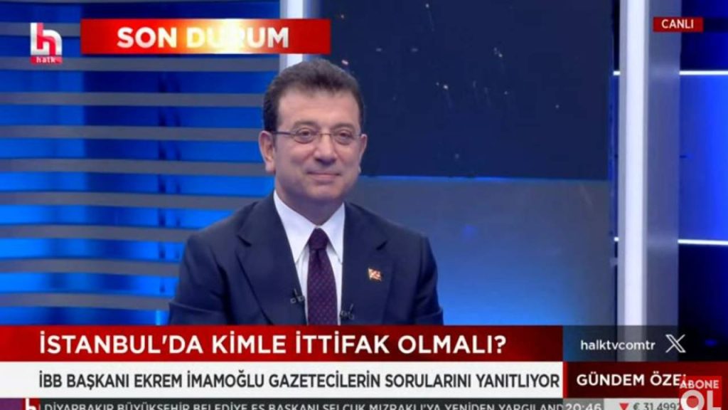 İmamoğlu: Akşener ile işbirliğinin olabileceğini düşünüyorum