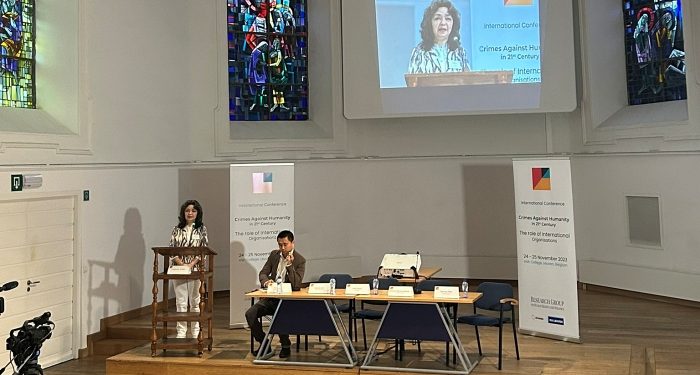 İnsanlığa Karşı Suçlar Konferansı: Çin’in soykırım kamplarından kurtulan Kalbinuer yaşadıklarını anlattı