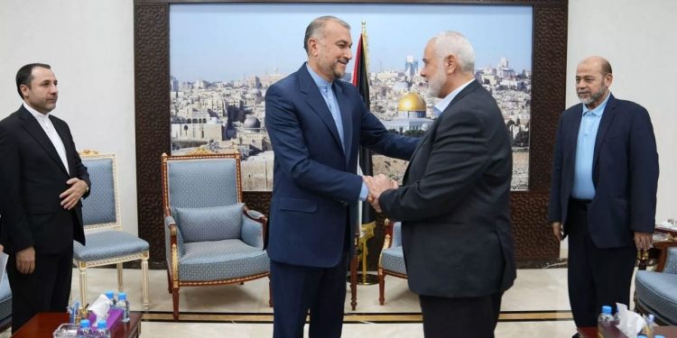 İran Dışişleri Bakanı, Ankara ziyareti öncesi İsmail Haniye ile görüştü