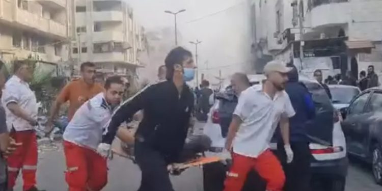 İsrail, bu defa da Al-Quds Hastanesi’ni bombaladı