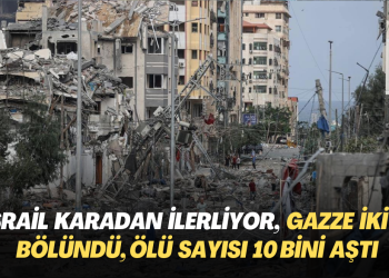 İsrail karadan ilerliyor, Gazze ikiye bölündü; ölü sayısı 10 bini aştı