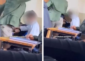 Kitapla öğrencisini dövmüştü! Öğrencinin yakınları öğretmeni hastanelik etti!