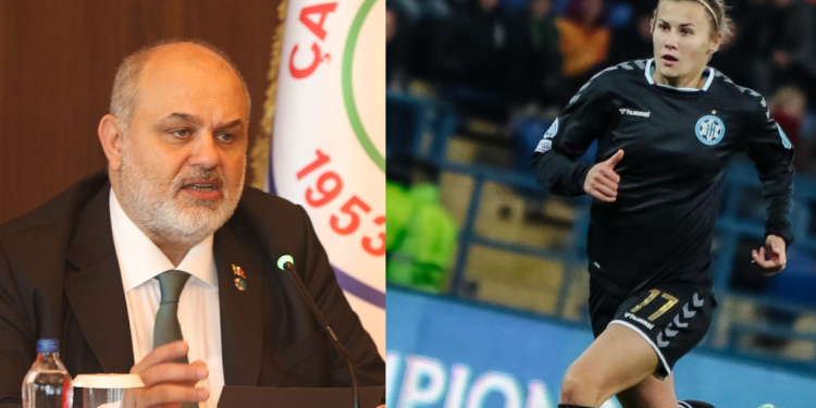 Kulüp başkanı Tahir Kıran'dan kadın futbolcuya cinsiyetçi sözler: Yatarak ancak ......'lar kazanır