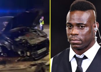Mario Balotelli trafik kazası geçirdi!