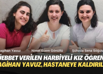 Müebbet hapis cezası verilen Harbiyeli kız öğrenci Nagihan Yavuz, hastaneye kaldırıldı
