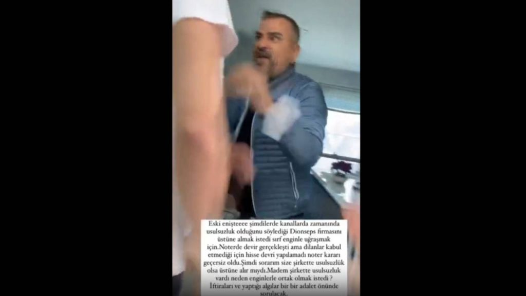 Nez Demir, Dilan Polat'ın kayınpederinin kavga görüntülerini paylaştı