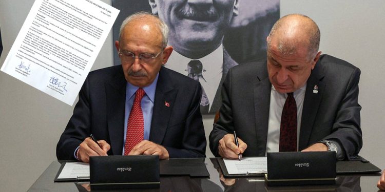 Özdağ, Kılıçdaroğlu’nun imzaladığı ‘gizli protokolü’ paylaştı: İçişleri ve 2 bakanlık