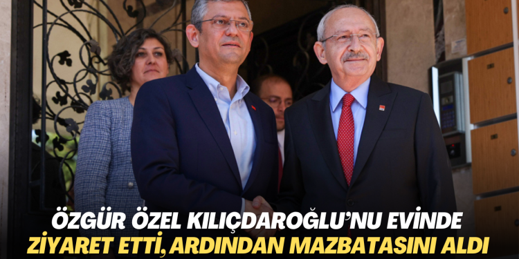 Özgür Özel Kılıçdaroğlu’nu evinde ziyaret etti, ardından mazbatasını aldı