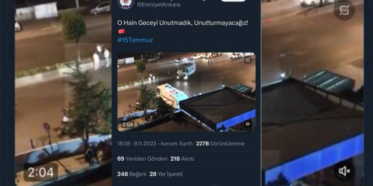 Paylaştı, sildi, bir daha paylaştı; Ankara Emniyet Müdürlüğü’nden ‘15 Temmuz’ mesajı