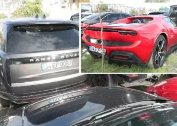 Polat çiftinin lüks araçları yediemin otoparkına çekildi