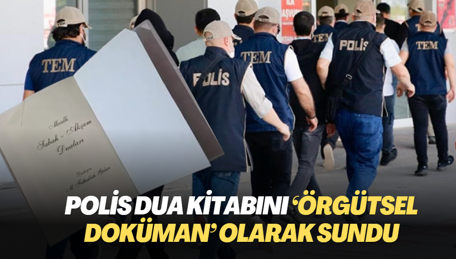 Polis, Dua kitabını ‘örgütsel doküman’ olarak sundu