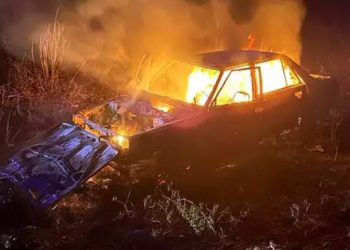 Siirt’te feci kaza: Şarampole devrilen otomobil yandı; 6 ölü, 1 yaralı