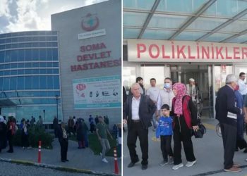 Soma Devlet Hastanesi’nde yangın paniği; hastalar tahliye edildi