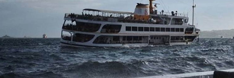 İstanbul’da bazı vapur seferleri iptal edildi