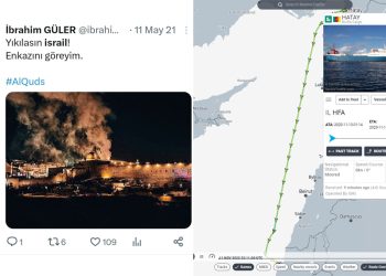 “Yıkılasın İsrail, enkazını göreyim” diyen AKP’linin gemisi Gazze yıkılırken İsrail’e lojistik sağlıyor