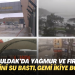 Zonguldak’ı yağmur ve fırtına vurdu: Ereğli Cezaevini su bastı, gemi ikiye bölündü