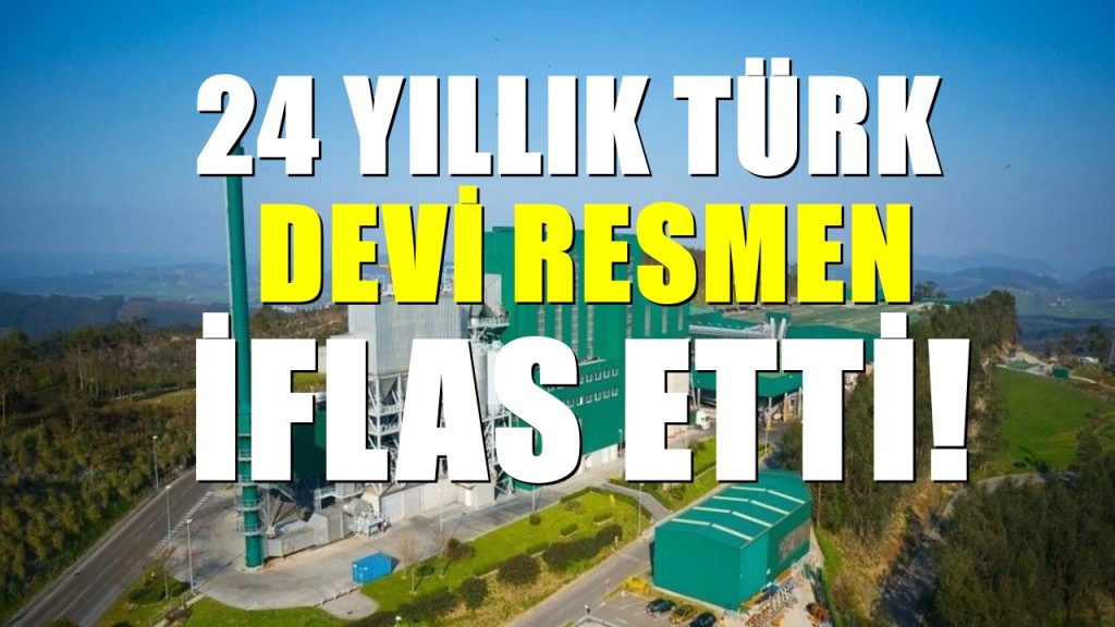 24 yıldır hizmet veren Türk devi iflas etti: Para sıkıntısı çektiği öğrenildi