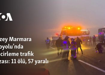 Kuzey Marmara Otoyolu’nda zincirleme trafik kazası: 10 ölü, 59 yaralı