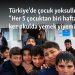 Türkiye’de çocuk yoksulluğu: “Her 5 çocuktan biri haftada en az bir kez okulda yemek yiyemiyor”