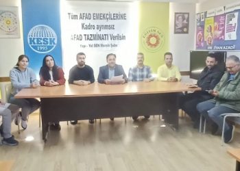 Yapı-Yol Sen: AFAD emekçilerinin sorunları çözülsün