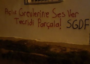 SGDF’den tecride ilişkin duvar yazılaması