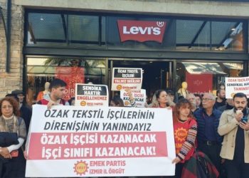 İzmir’den Özak işçilerine destek