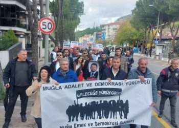 Muğla’da ‘adalet ve demokrasi’ yürüyüşü
