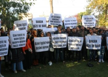 AKP’li vekille görüşmek isteyen işçilere polis engel oldu