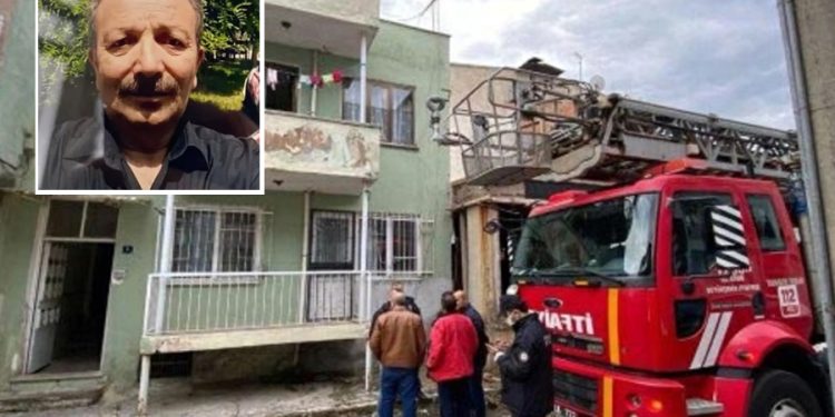 70 yaşındaki kişi elleri arkadan bağlı tavana asılı bulundu