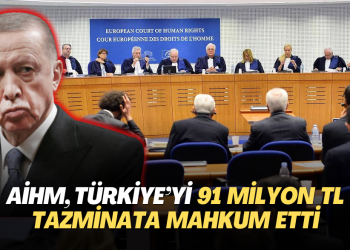 AİHM, Türkiye‘yi 91 milyon TL tazminata mahkum etti