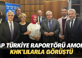 AP Türkiye Raportörü Amor, KHK’lılarla görüştü