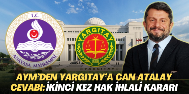 AYM’den Yargıtay’a Can Atalay cevabı: İkinci kez hak ihlali kararı verdi