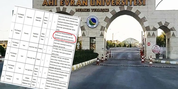 Ahi Evran Üniversitesi’nde ‘adrese teslim kadro’ ilanı: ‘CV’yi olduğu gibi Resmi Gazete’de yayımladılar’