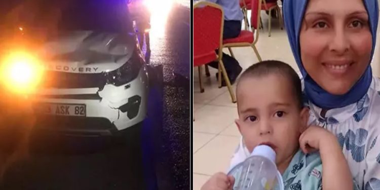 Alanya’da anne ve 2 yaşındaki bebeğine yaya geçidinde cip çarptı