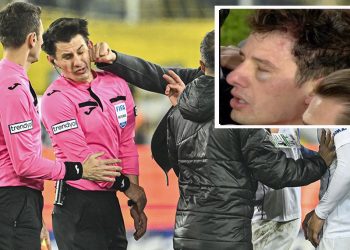 Ankaragücü Başkanı Koca’dan hakem Meler’e sahada yumruklu saldırı