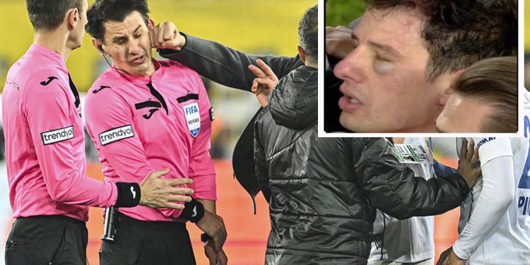 Ankaragücü Başkanı Koca’dan hakem Meler’e sahada yumruklu saldırı