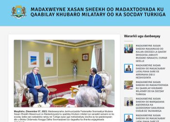 Büyükelçi ve askerler, oğlu kaçakken Somali Cumhurbaşkanı ile ‘askeri iş birliği’ görüşmüş!